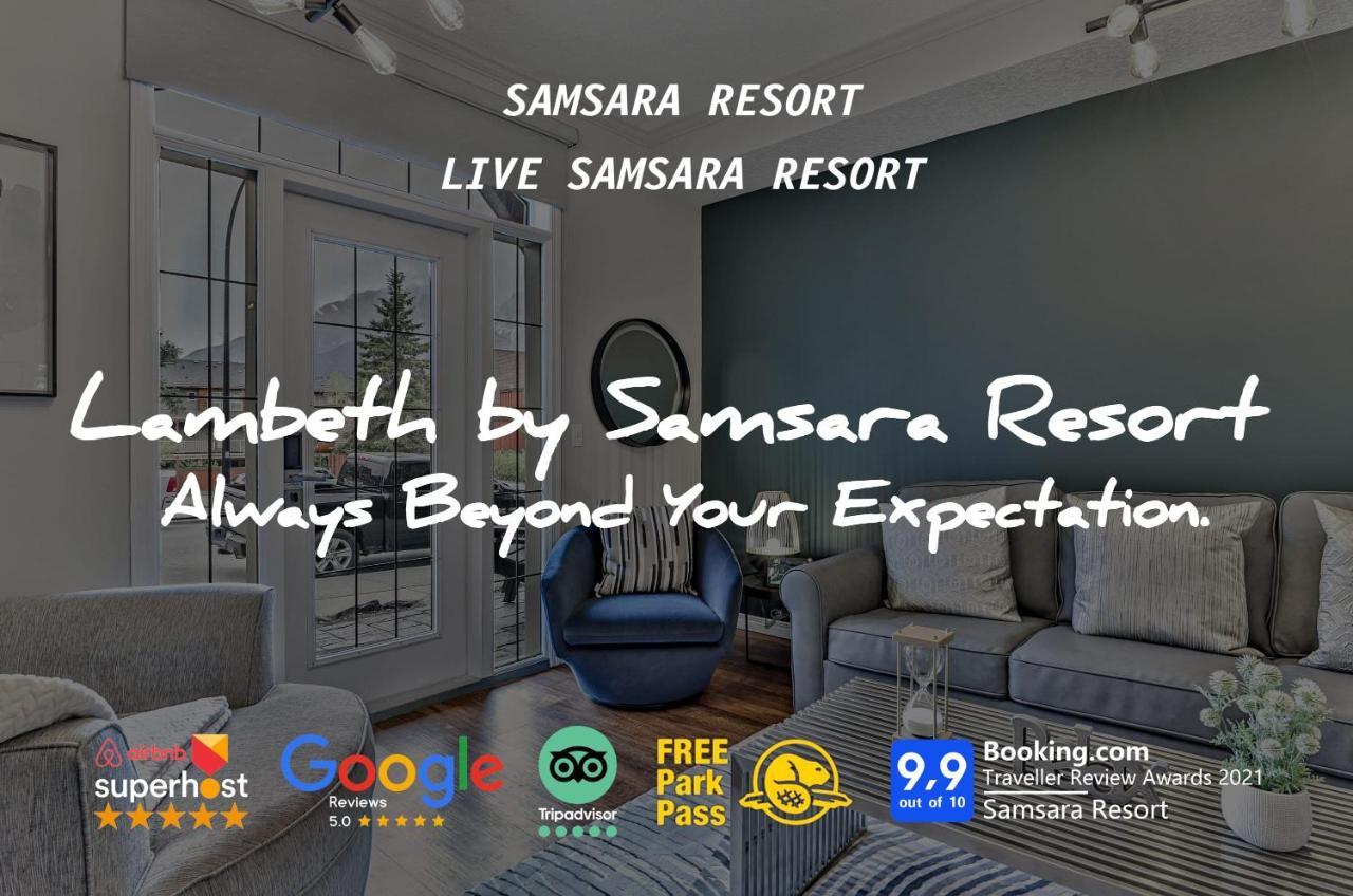 The Lambeth By Samsara Resort Private Entry Panorama Top View 2Br And 2Bth Canmore Kültér fotó