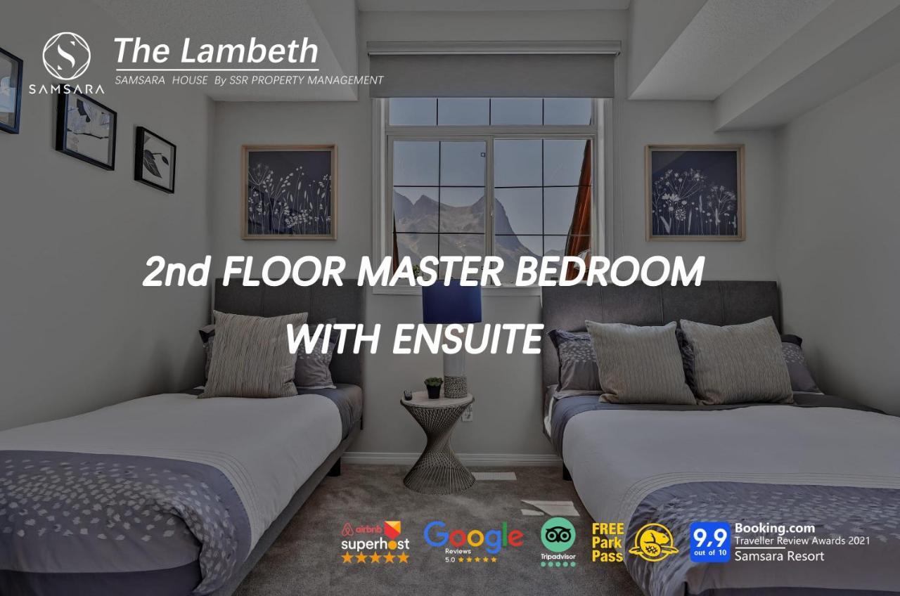 The Lambeth By Samsara Resort Private Entry Panorama Top View 2Br And 2Bth Canmore Kültér fotó